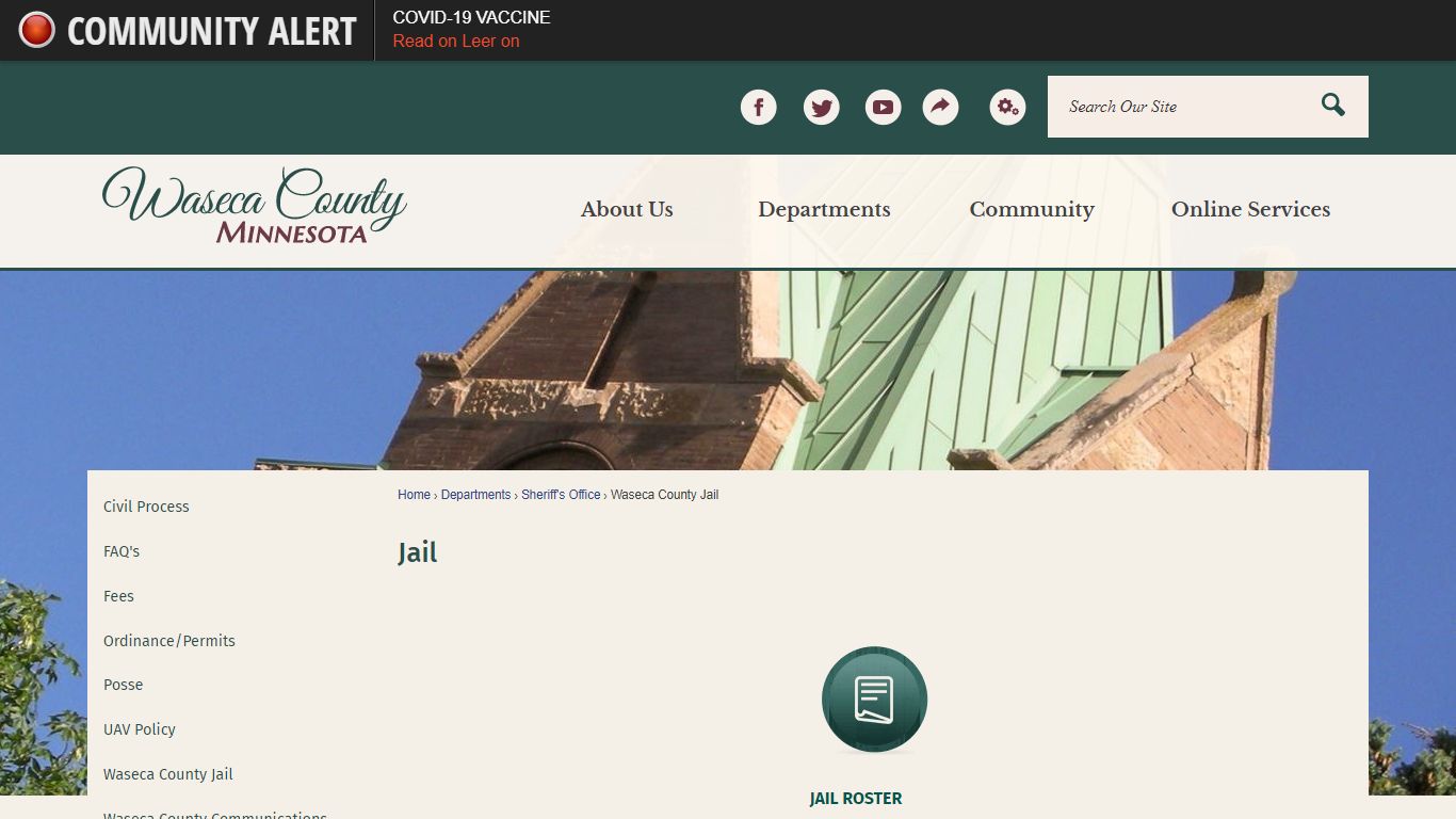 Jail | Waseca County, MN - Official Website