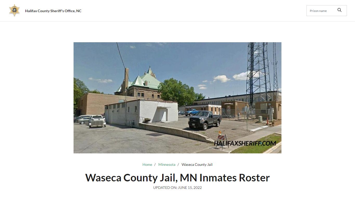 Waseca County Jail, MN Jail Roster, Name Search