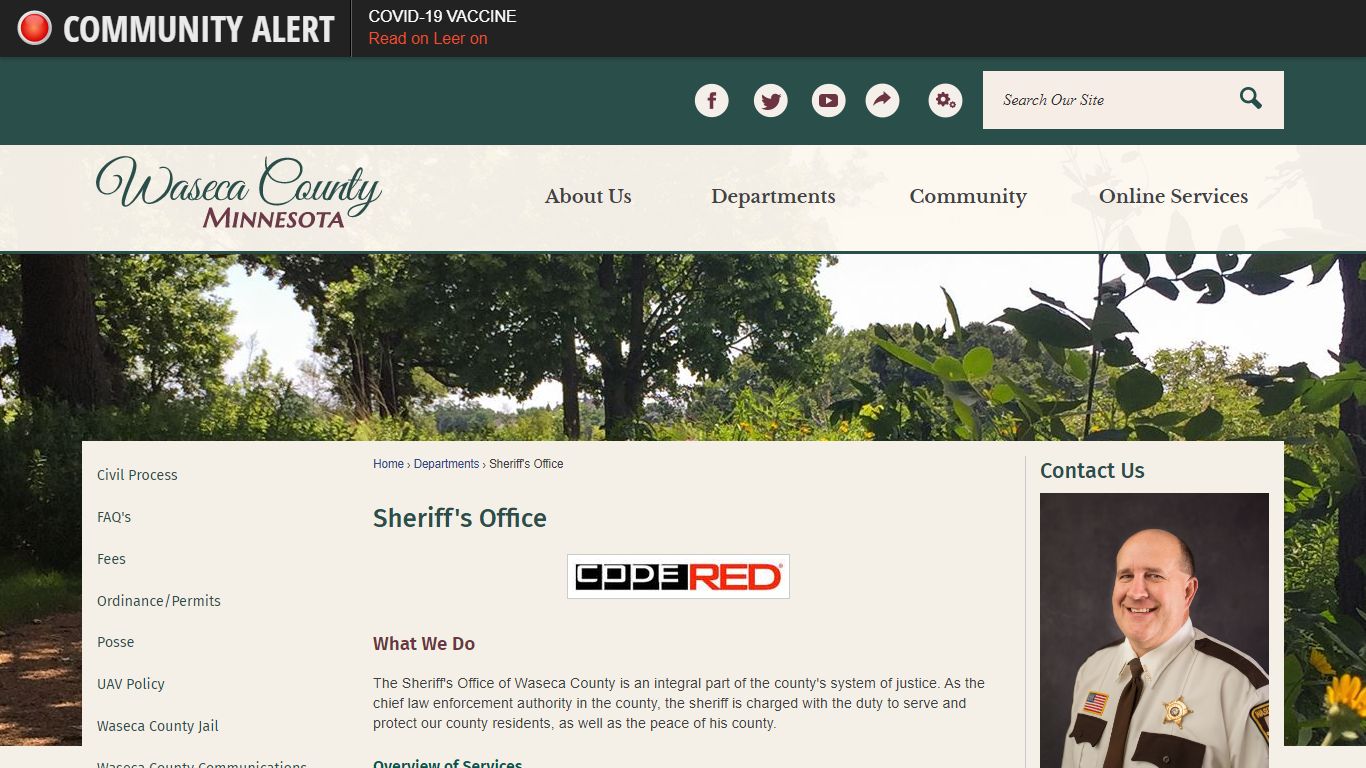 Sheriff's Office | Waseca County, MN - Official Website